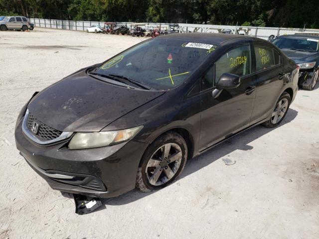 Photo 2 from auction – 2013 HONDA CIVIC LX with VIN 19XFB2F59DE028458