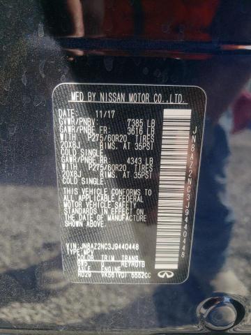 Photo 10 from auction – 2018 INFINITI QX80 BASE with VIN JN8AZ2NC3J9440448