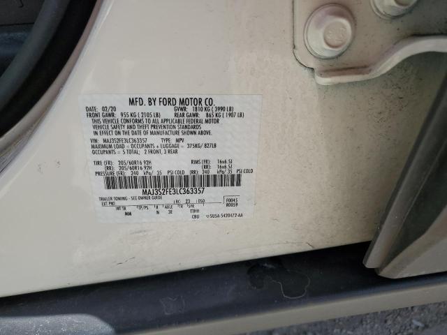 Photo 10 from auction – 2020 FORD ECOSPORT S with VIN MAJ3S2FE3LC363357