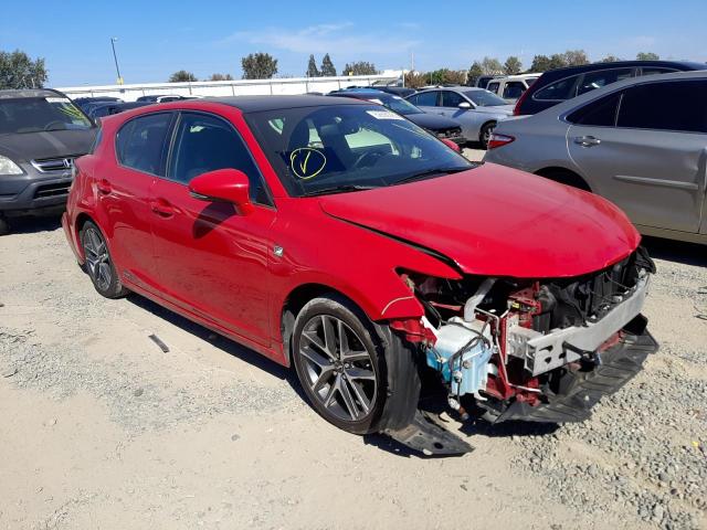 LEXUS CT 200 2015 with VIN JTHKD5BHXF2222067 - Photo from auction