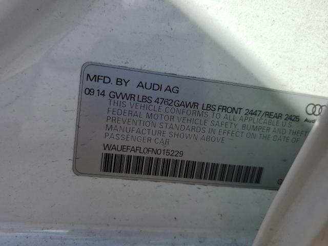 Photo 10 from auction – 2015 AUDI A4 PREMIUM with VIN WAUEFAFL0FN015229