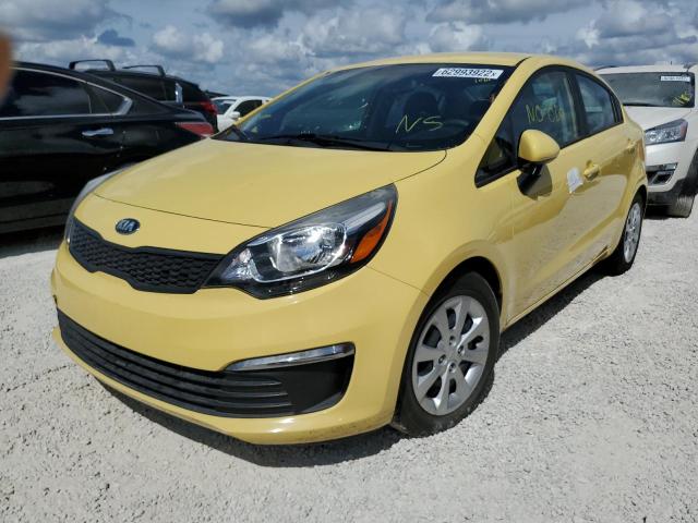 Photo 2 from auction – 2016 KIA RIO LX with VIN KNADM4A38G6599109