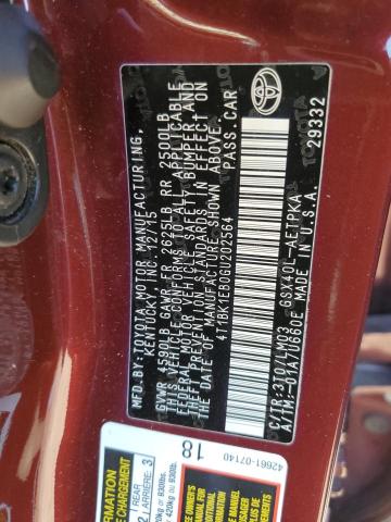 Photo 10 from auction – 2016 TOYOTA AVALON XLE with VIN 4T1BK1EB0GU202564