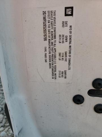 Photo 10 from auction – 2002 CHEVROLET IMPALA with VIN 2G1WF52E529370795