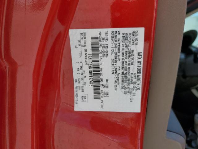 Photo 10 from auction – 2008 FORD FOCUS SE with VIN 1FAHP35N18W197473