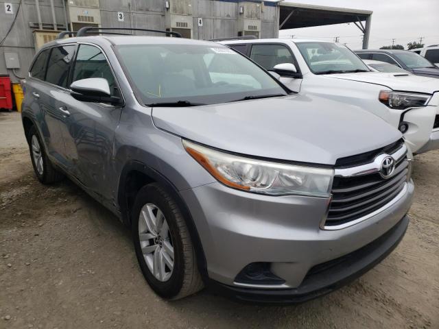 TOYOTA HIGHLANDER 2016 with VIN 5TDZKRFH8GS185294 - Photo from auction
