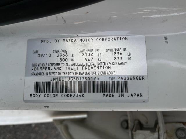 Photo 10 from auction – 2011 MAZDA 3 I with VIN JM1BL1UG5B1395125