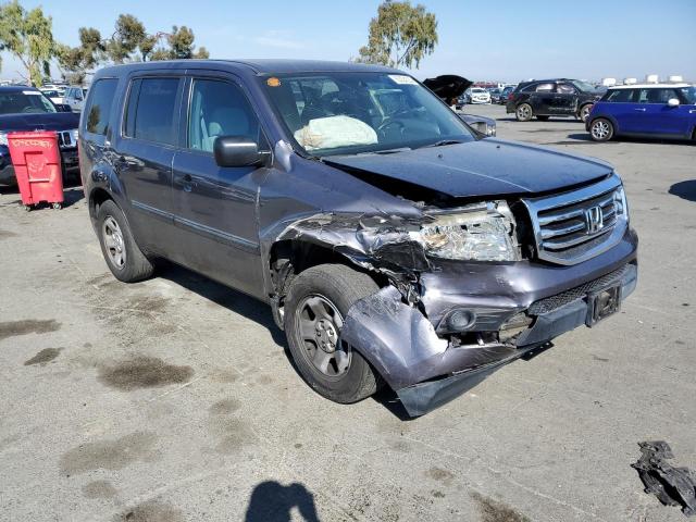 HONDA PILOT LX 2014 with VIN 5FNYF3H23EB003461 - Photo from auction