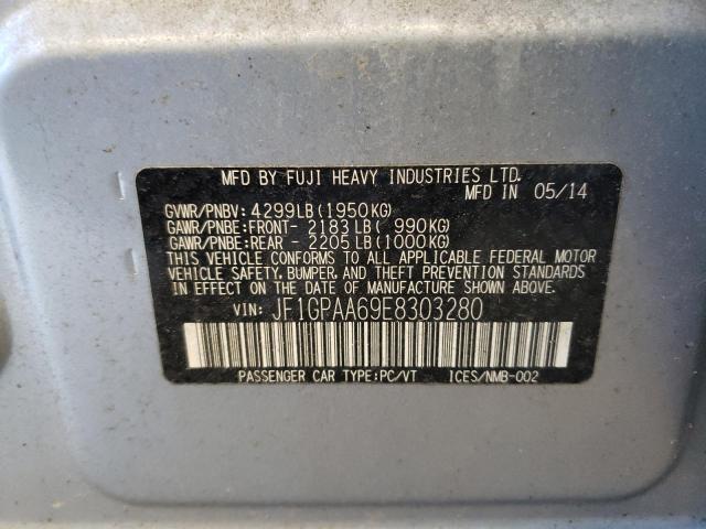 Photo 10 from auction – 2014 SUBARU IMPREZA with VIN JF1GPAA69E8303280