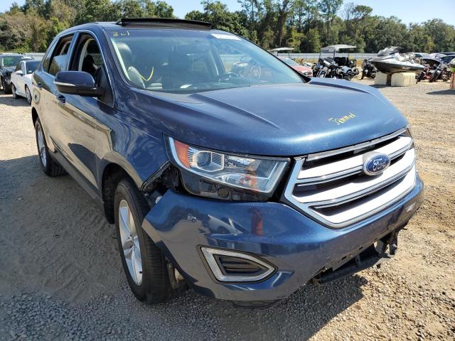FORD EDGE SEL 2017 with VIN 2FMPK3J89HBC34982 - Photo from auction