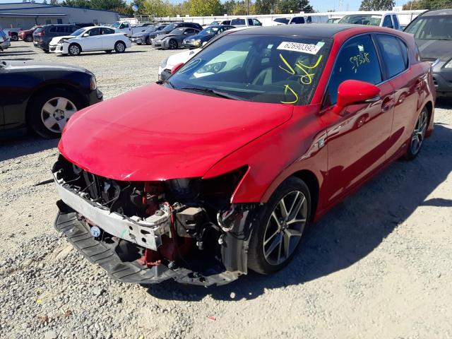 Photo 2 from auction – 2015 LEXUS CT 200 with VIN JTHKD5BHXF2222067