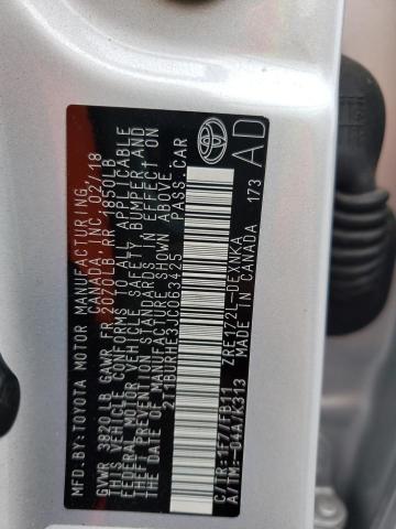 Photo 10 from auction – 2018 TOYOTA COROLLA L with VIN 2T1BURHE3JC063425