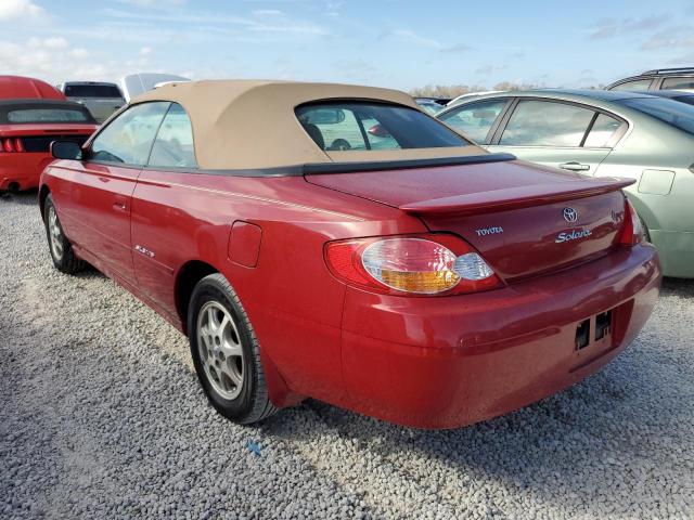 Photo 3 from auction – 2002 TOYOTA CAMRY SOLA with VIN 2T1FF28P22C597988