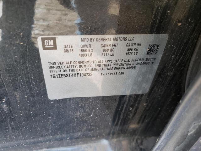 Photo 10 from auction – 2017 CHEVROLET MALIBU LT with VIN 1G1ZE5ST4HF104733