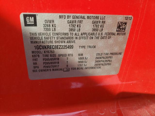 Photo 10 from auction – 2014 CHEVROLET SILVERADO with VIN 1GCVKREC8EZ225499