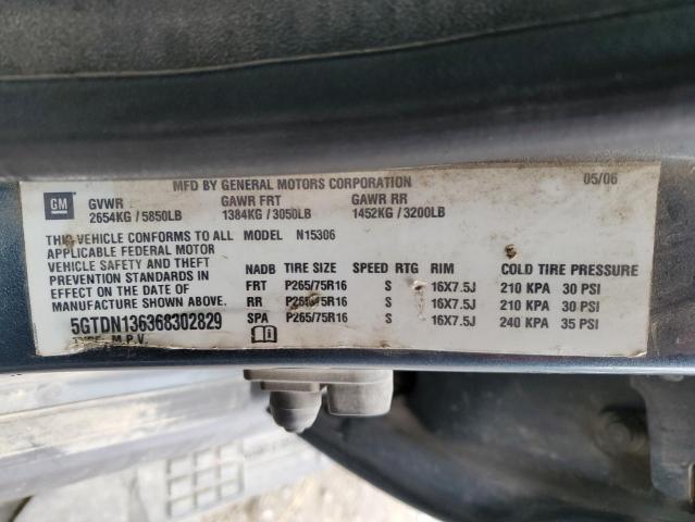 Photo 10 from auction – 2006 HUMMER H3 with VIN 5GTDN136368302829