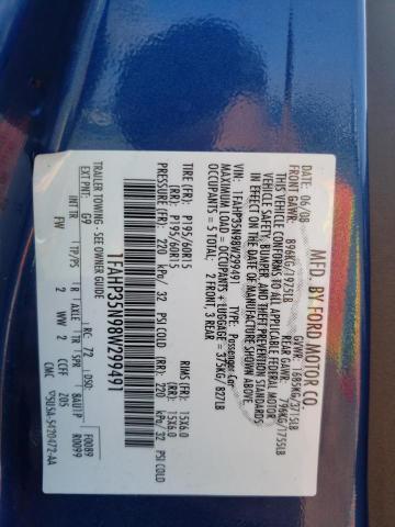 Photo 10 from auction – 2008 FORD FOCUS SE with VIN 1FAHP35N98W299491