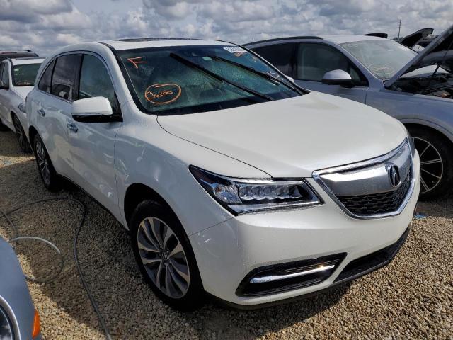 ACURA MDX TECHNO 2016 with VIN 5FRYD3H49GB021827 - Photo from auction