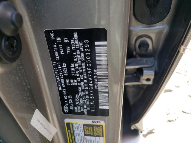 Photo 10 from auction – 2015 KIA OPTIMA LX with VIN 5XXGM4A76FG501293