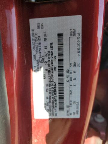 Photo 10 from auction – 2018 FORD F350 SUPER with VIN 1FT8W3BT6JEB81040