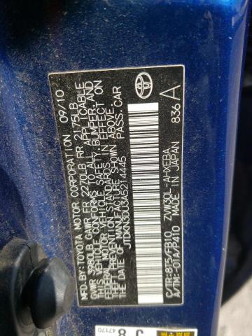 Photo 10 from auction – 2010 TOYOTA PRIUS with VIN JTDKN3DU3A5214445