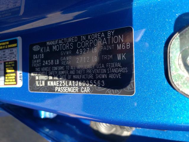 Photo 10 from auction – 2018 KIA STINGER PR with VIN KNAE25LA1J6035563