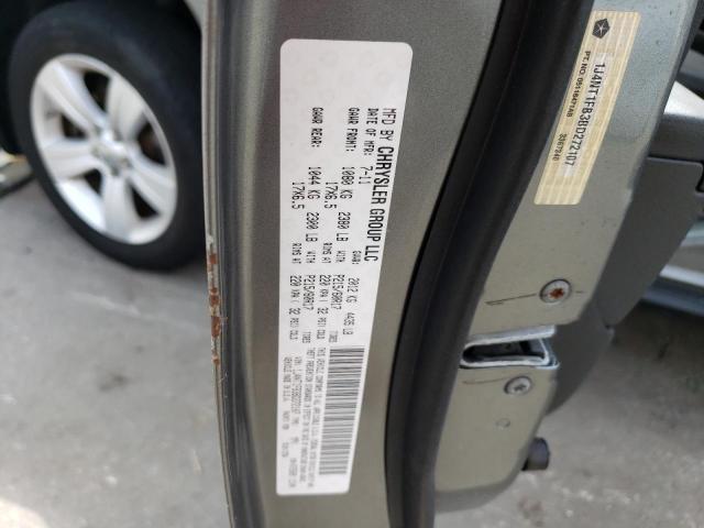 Photo 10 from auction – 2011 JEEP COMPASS SP with VIN 1J4NT1FB3BD272107