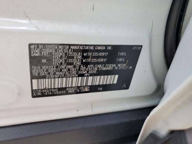 Photo 10 from auction – 2020 TOYOTA RAV4 LE with VIN 2T3H1RFV7LC050404