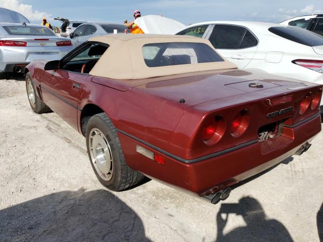 Photo 3 from auction – 1987 CHEVROLET CORVETTE with VIN 1G1YY3185H5109367