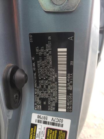 Photo 10 from auction – 2007 TOYOTA SIENNA CE with VIN 5TDZK23C87S020510
