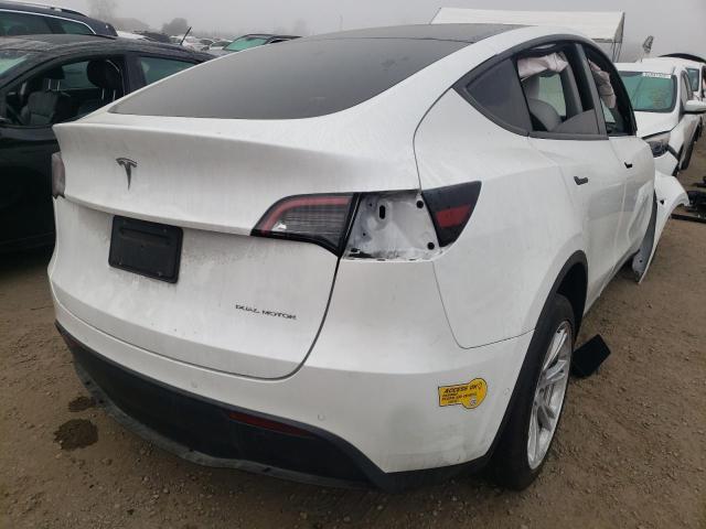Photo 4 from auction – 2021 TESLA MODEL Y with VIN 5YJYGAEE5MF197599