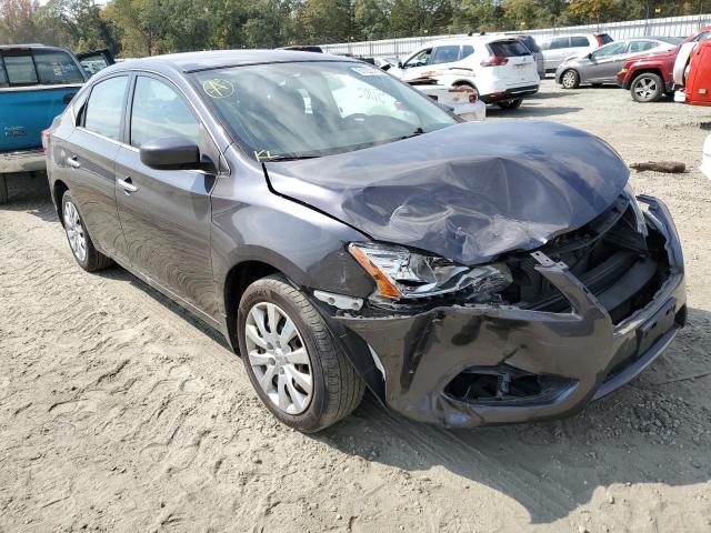 NISSAN SENTRA S 2015 with VIN 3N1AB7AP9FL692082 - Photo from auction
