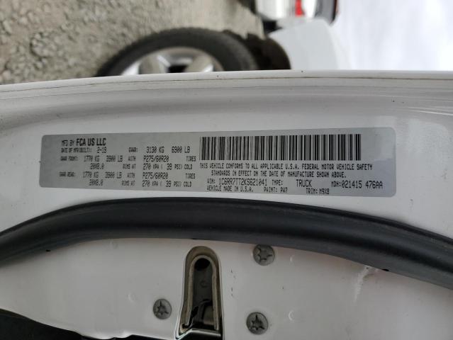 Photo 10 from auction – 2019 RAM 1500 CLASS with VIN 1C6RR7TT2KS621041