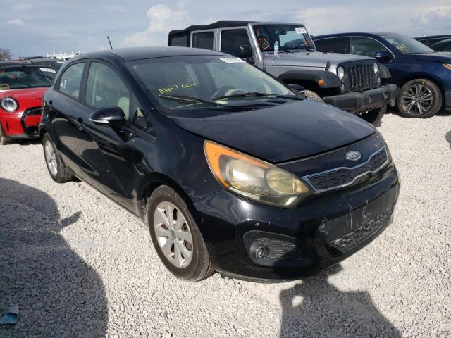 KIA RIO EX 2012 with VIN KNADN5A37C6070439 - Photo from auction