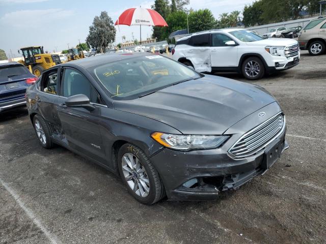 FORD FUSION SE 2017 with VIN 3FA6P0LUXHR195417 - Photo from auction