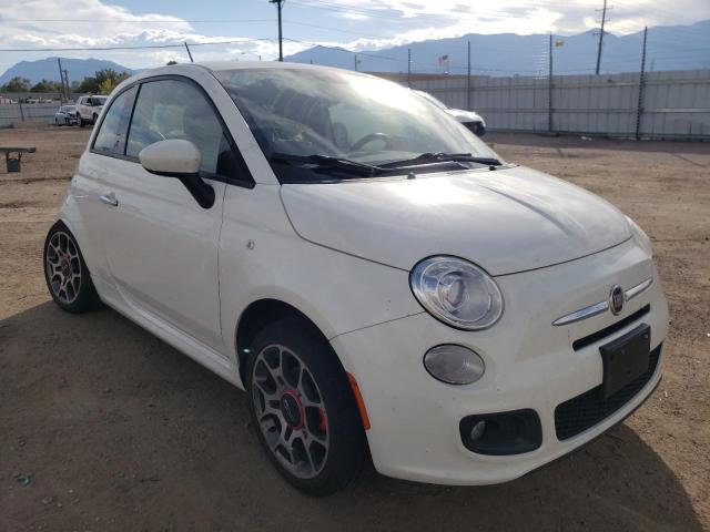 FIAT 500 2015 with VIN 3C3CFFBR3FT609903 - Photo from auction