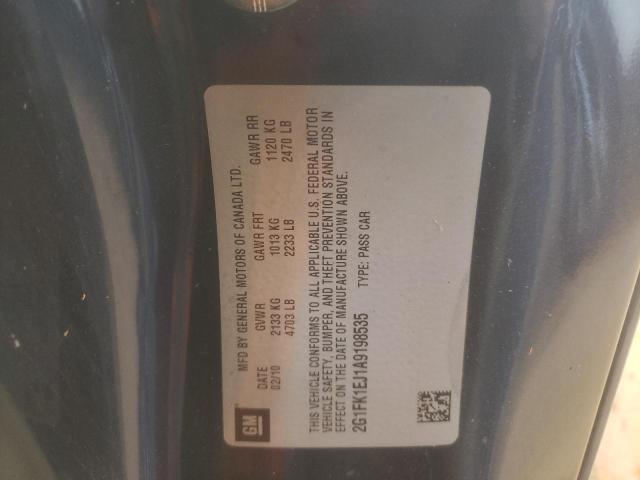 Photo 10 from auction – 2010 CHEVROLET CAMARO SS with VIN 2G1FK1EJ1A9198535