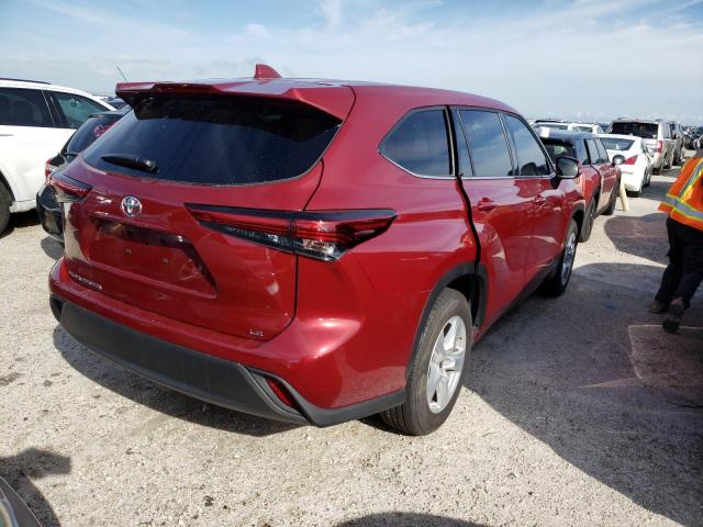 Photo 4 from auction – 2021 TOYOTA HIGHLANDER with VIN 5TDZZRAH5MS044701