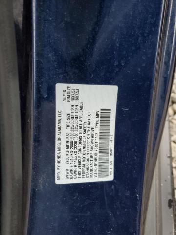 Photo 10 from auction – 2018 HONDA ODYSSEY EX with VIN 5FNRL6H76JB111402