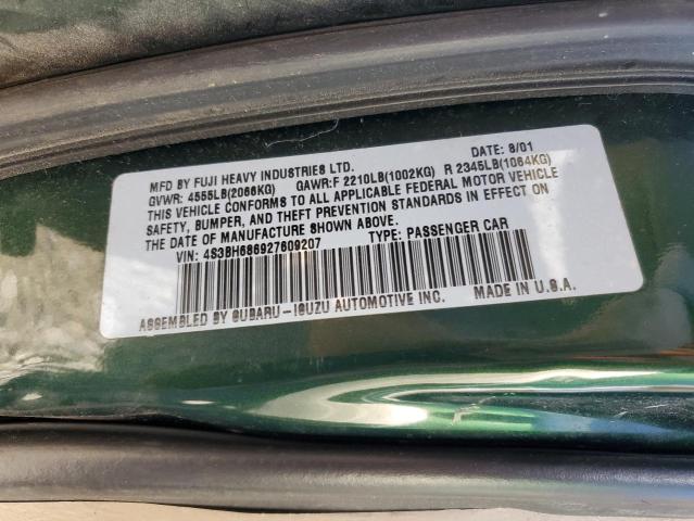Photo 10 from auction – 2002 SUBARU LEGACY OUT with VIN 4S3BH686927609207