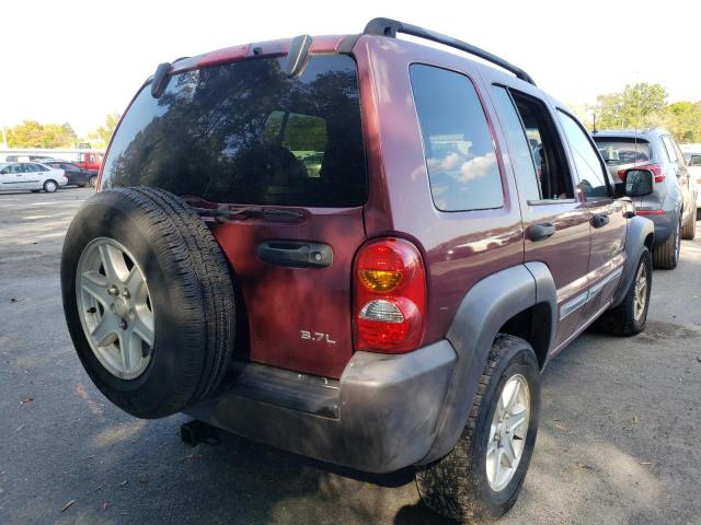 Photo 4 from auction – 2002 JEEP LIBERTY SP with VIN 1J4GL48K42W337574