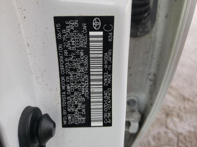 Photo 10 from auction – 2015 TOYOTA PRIUS with VIN JTDKN3DU3F1963860
