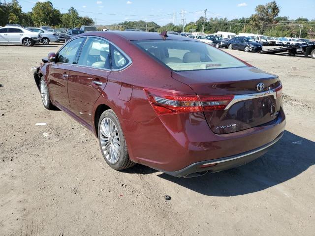 Photo 3 from auction – 2016 TOYOTA AVALON XLE with VIN 4T1BK1EB0GU202564
