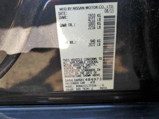 Photo 10 from auction – 2015 NISSAN ALTIMA 2.5 with VIN 1N4AL3AP6FC484973