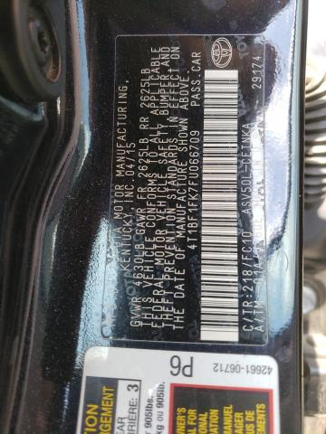 Photo 10 from auction – 2015 TOYOTA CAMRY LE with VIN 4T1BF1FK7FU066709