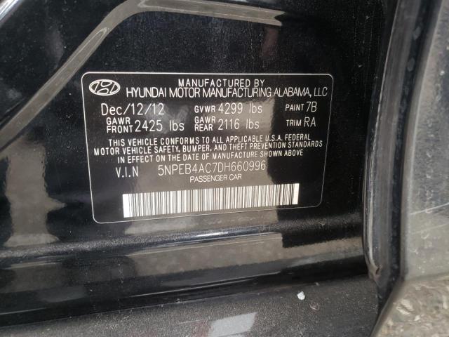 Photo 10 from auction – 2013 HYUNDAI SONATA GLS with VIN 5NPEB4AC7DH660996