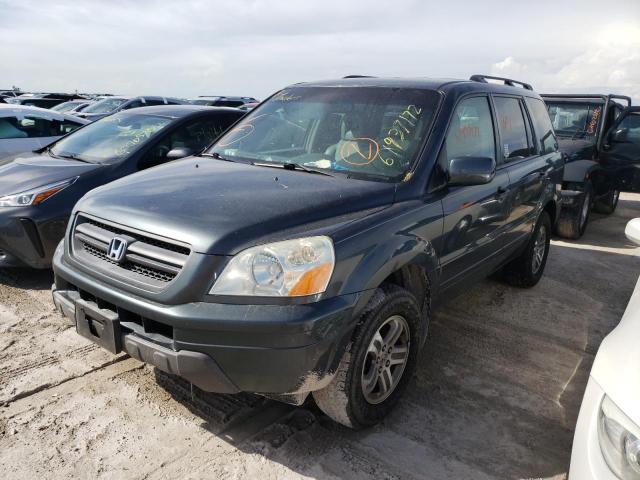 Photo 2 from auction – 2003 HONDA PILOT EXL with VIN 2HKYF18773H522141