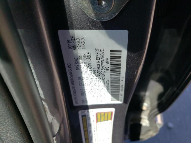 Photo 10 from auction – 2019 ACURA RDX with VIN 5J8TC2H39KL040241