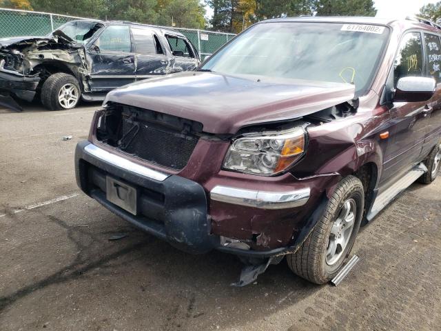 Photo 9 from auction – 2007 HONDA PILOT EXL with VIN 2HKYF18587H523450
