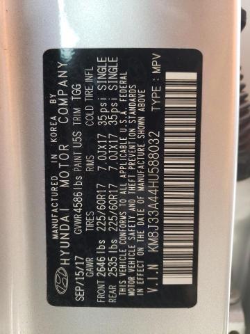 Photo 10 from auction – 2017 HYUNDAI TUCSON LIM with VIN KM8J33A44HU588032